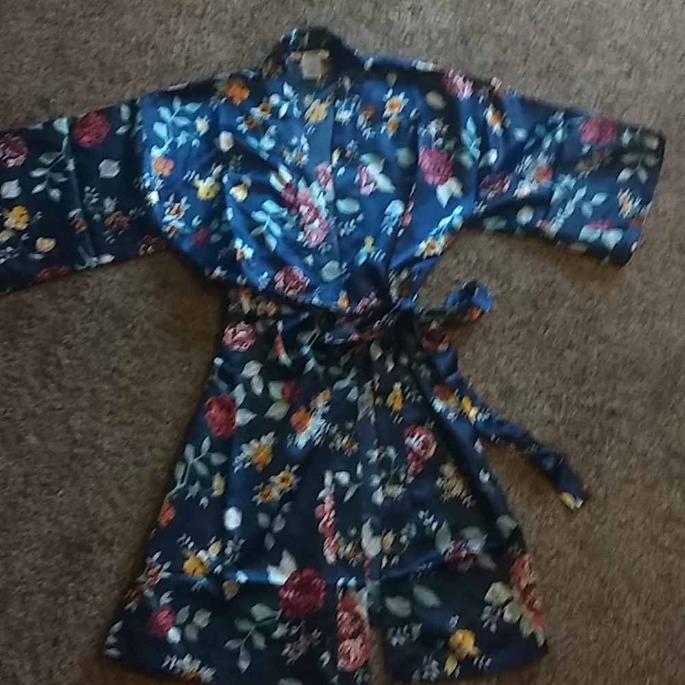 K. Jordan satin robe